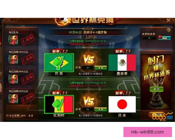 世界杯竞猜推荐:精准预测赛事胜负,助你赢得更多奖励 世界杯竞猜推荐:精准预测赛事胜负,助你赢得更多奖励